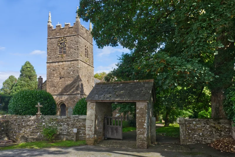 Front of church – St Thomas of Canterbury Church, Northlew Devon