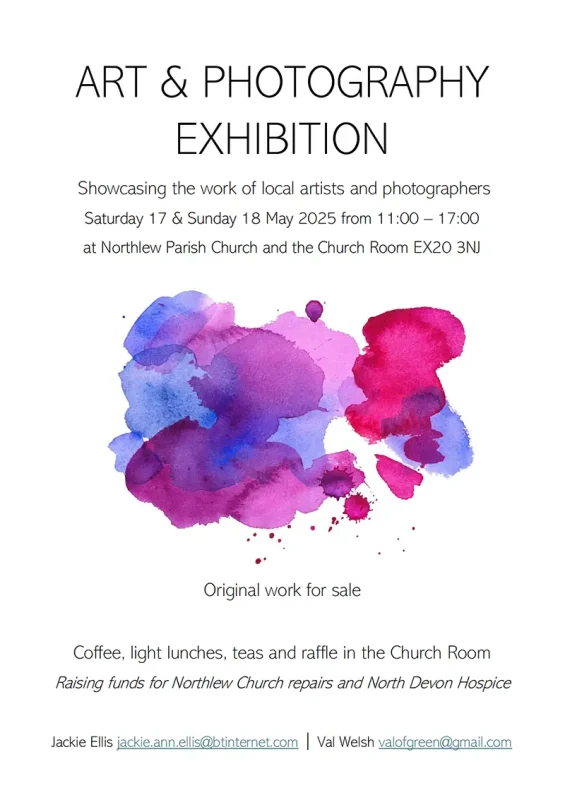Art and Photography exhibition poster