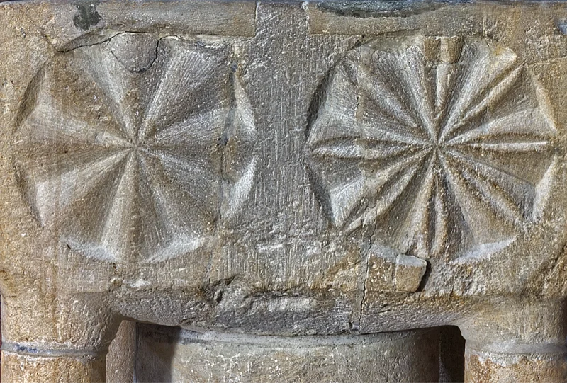 Font detail – St Thomas of Canterbury Church, Northlew Devon