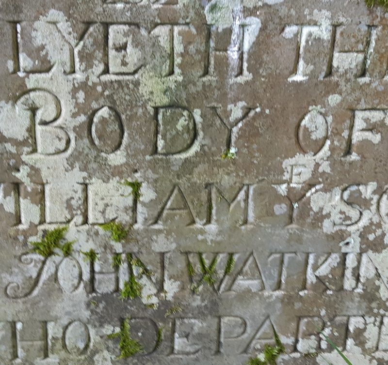 william watkins grave stone